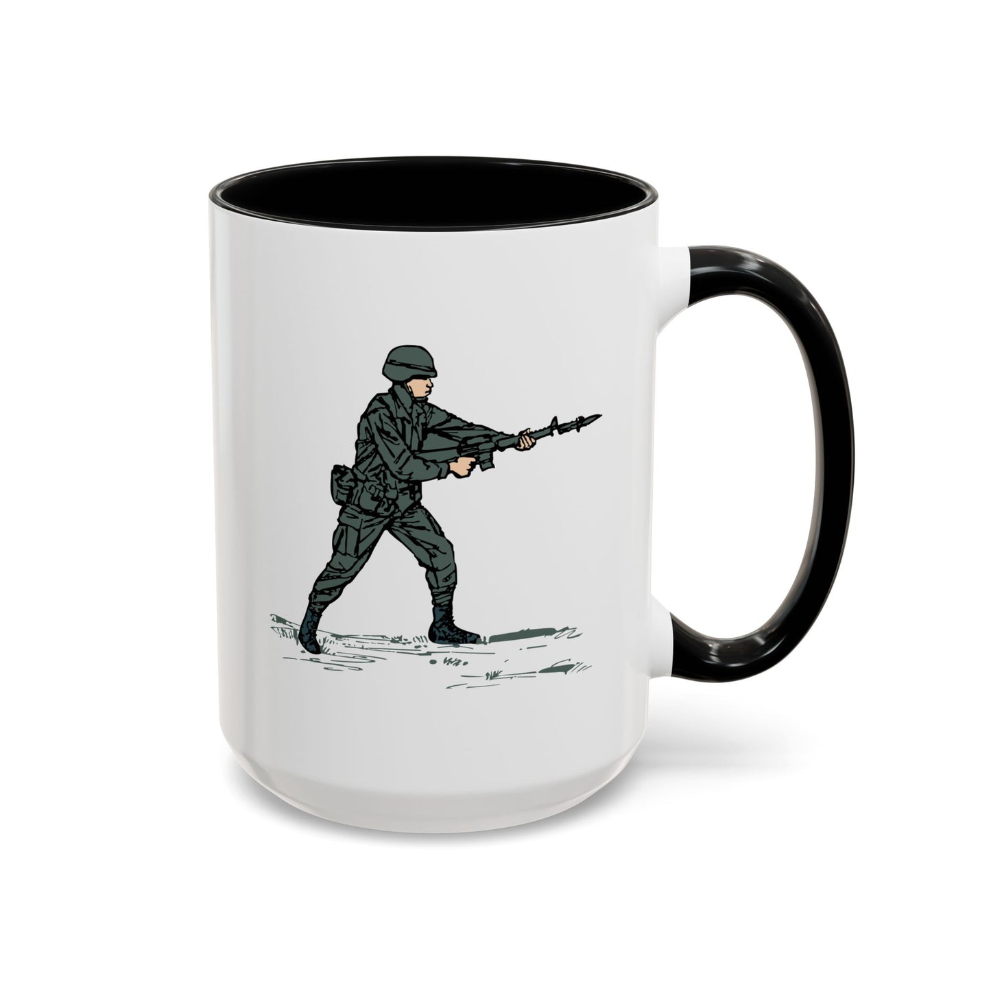 Accent Coffee Mug (11oz & 15oz) - Bayonet Training-Modified Thrust X 300