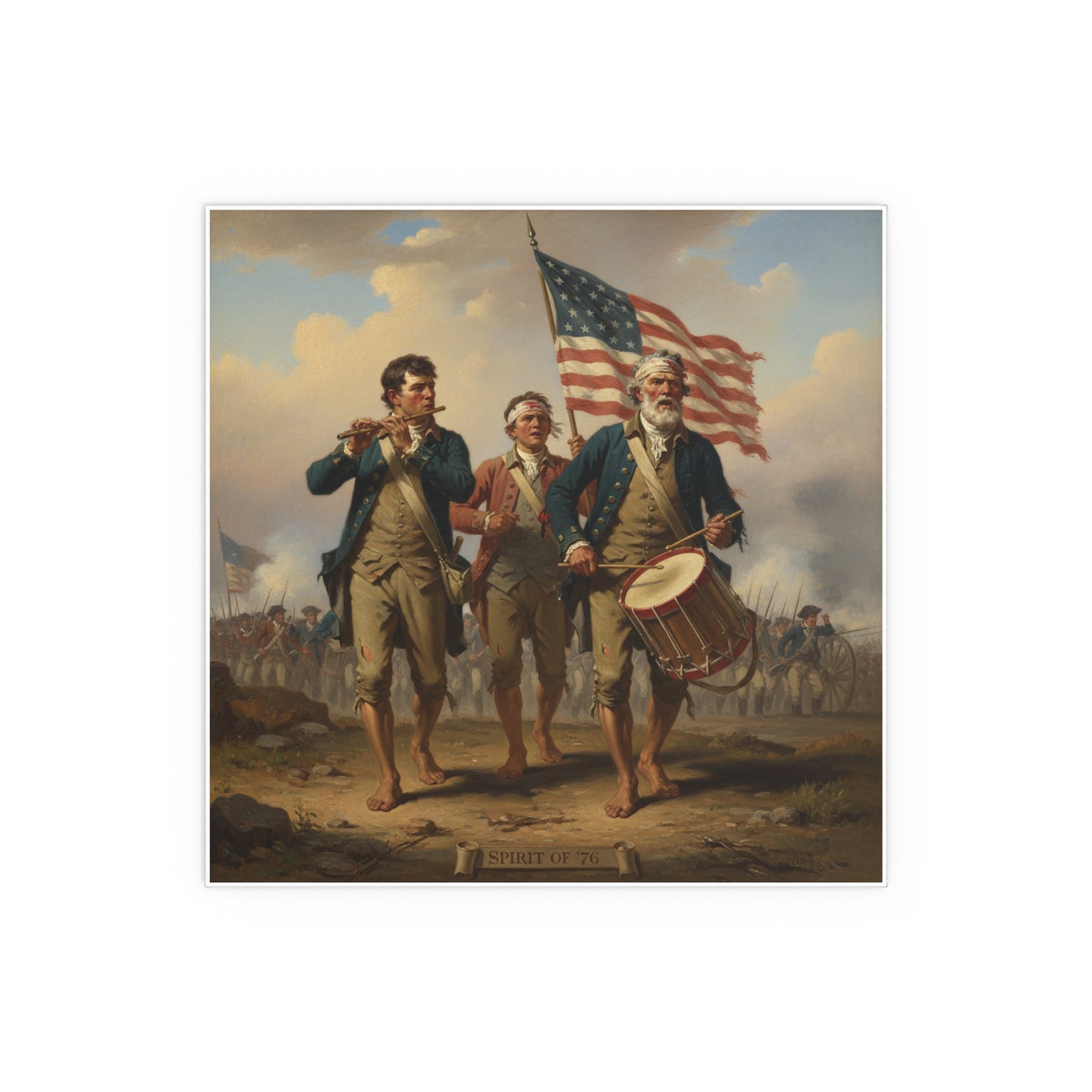 Indoor and Outdoor Silk Posters - Spirit of 76