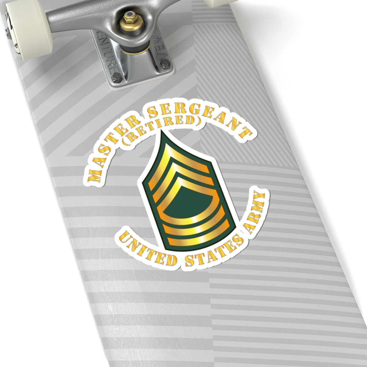 Kiss-Cut Stickers - Master Sergeant - MSG - Retired