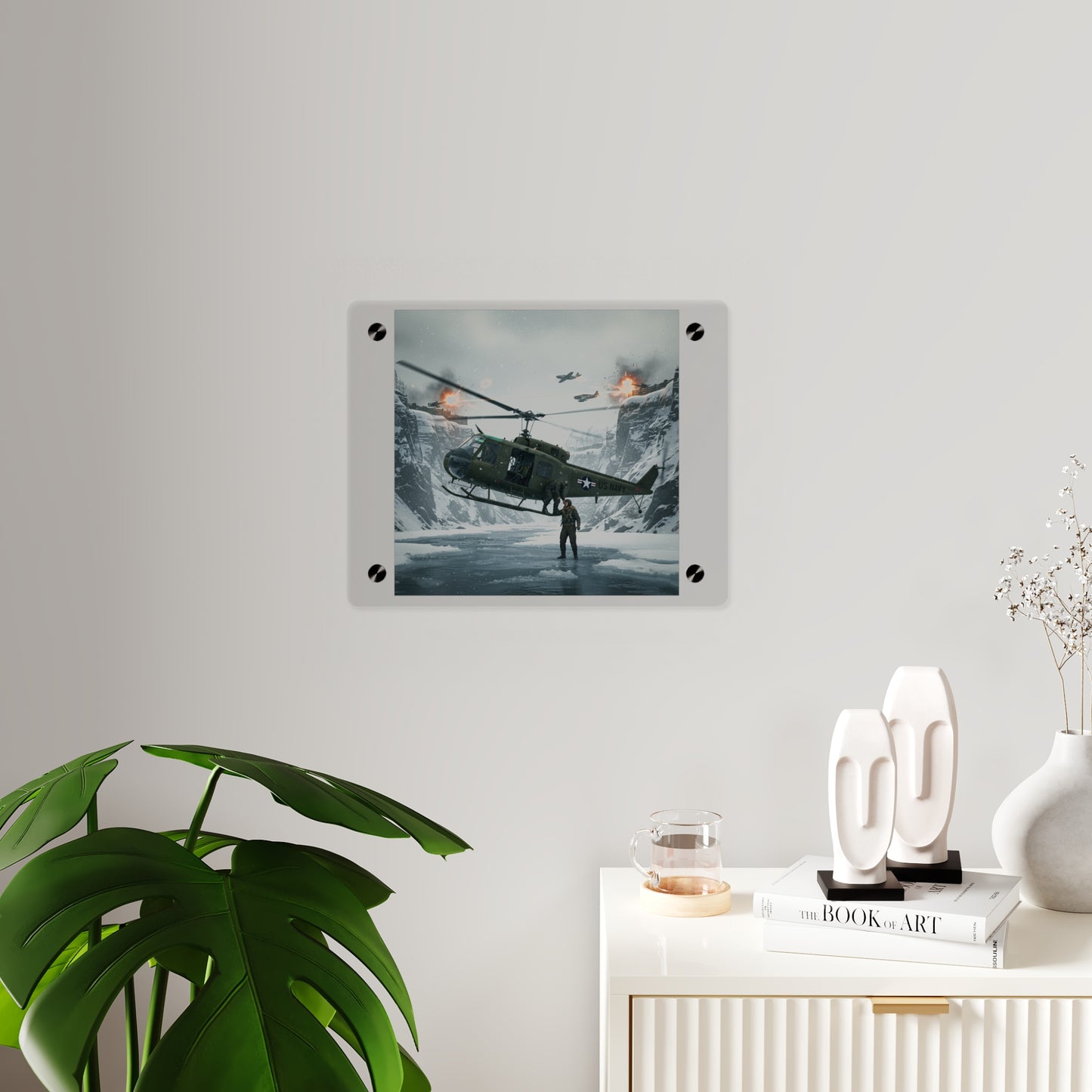 Acrylic Wall Art Panel - Rescue Mission from Majon-ni and Samdong-ni attack - Korean War