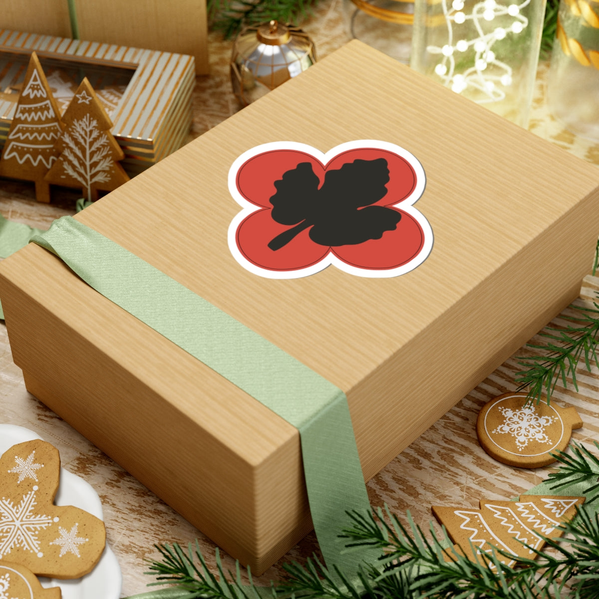 Kiss-Cut Stickers - SSI - 43rd Infantry Division X 300