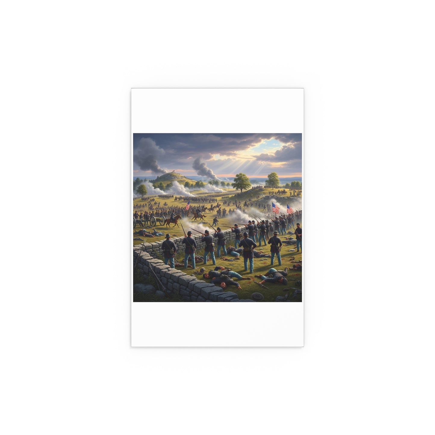 Indoor and Outdoor Silk Posters - Battle of Gettysburg