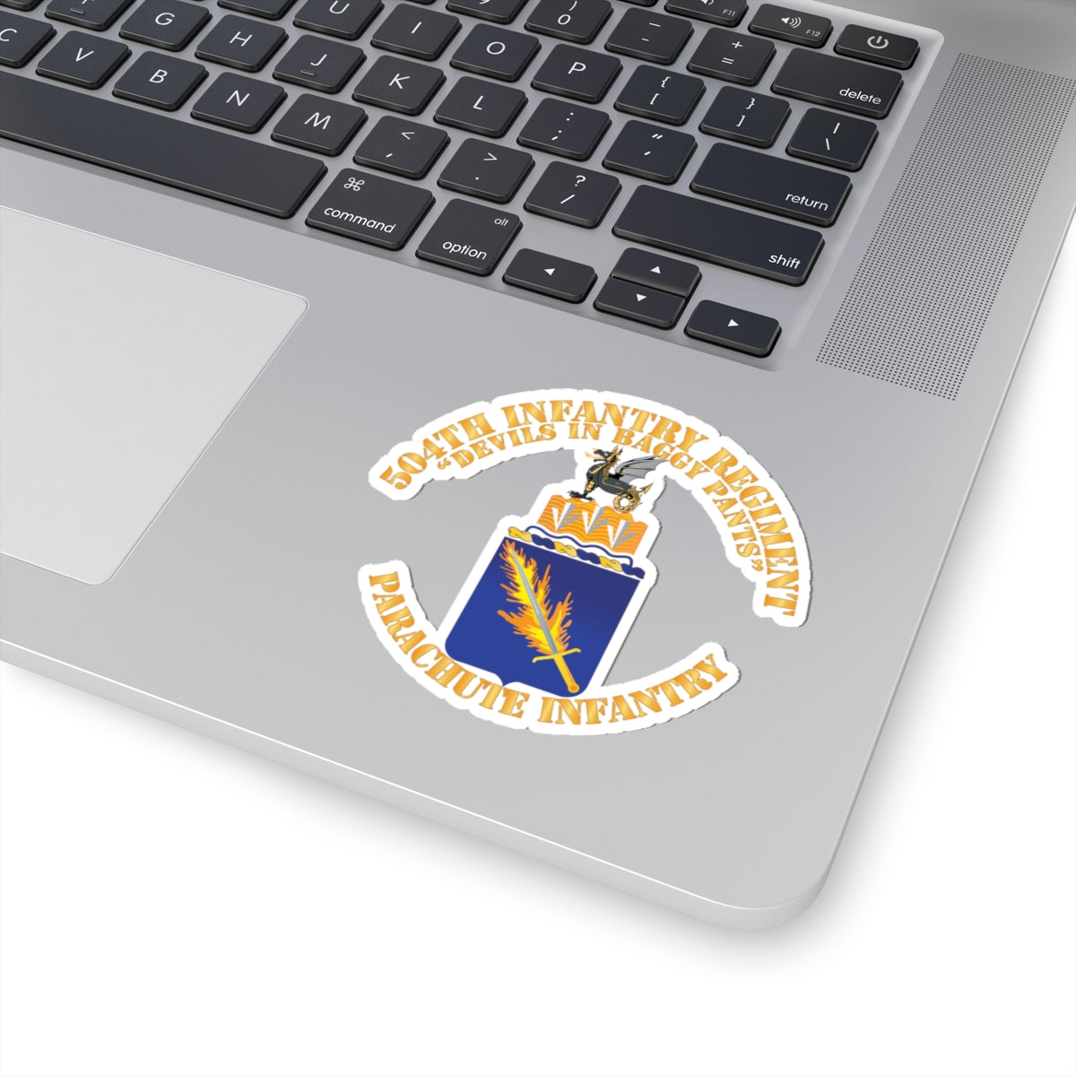 Kiss-Cut Stickers - COA - 504th Infantry Regiment X 300