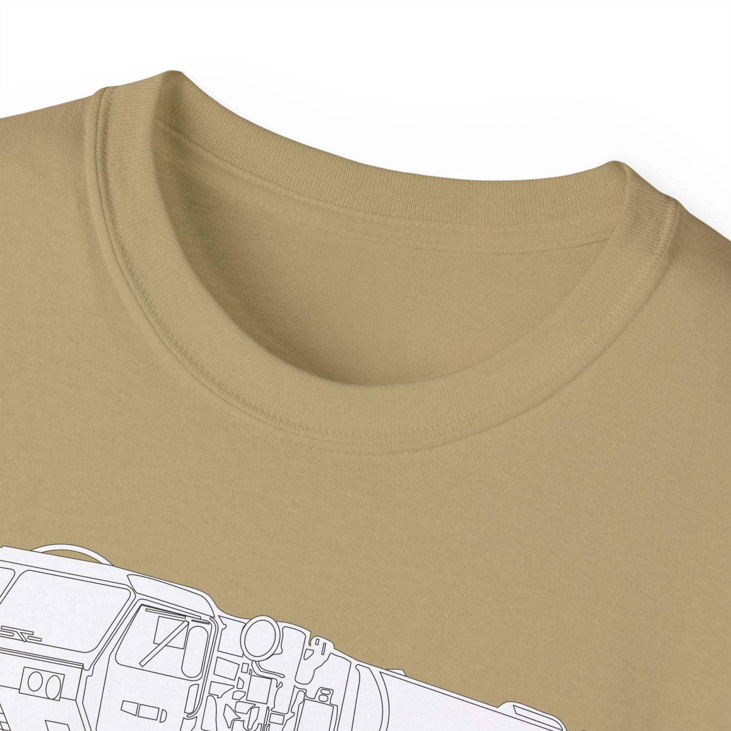 Unisex Ultra Cotton Tee - Vehicle - Fuel Truck - Front Left Oblique X 300