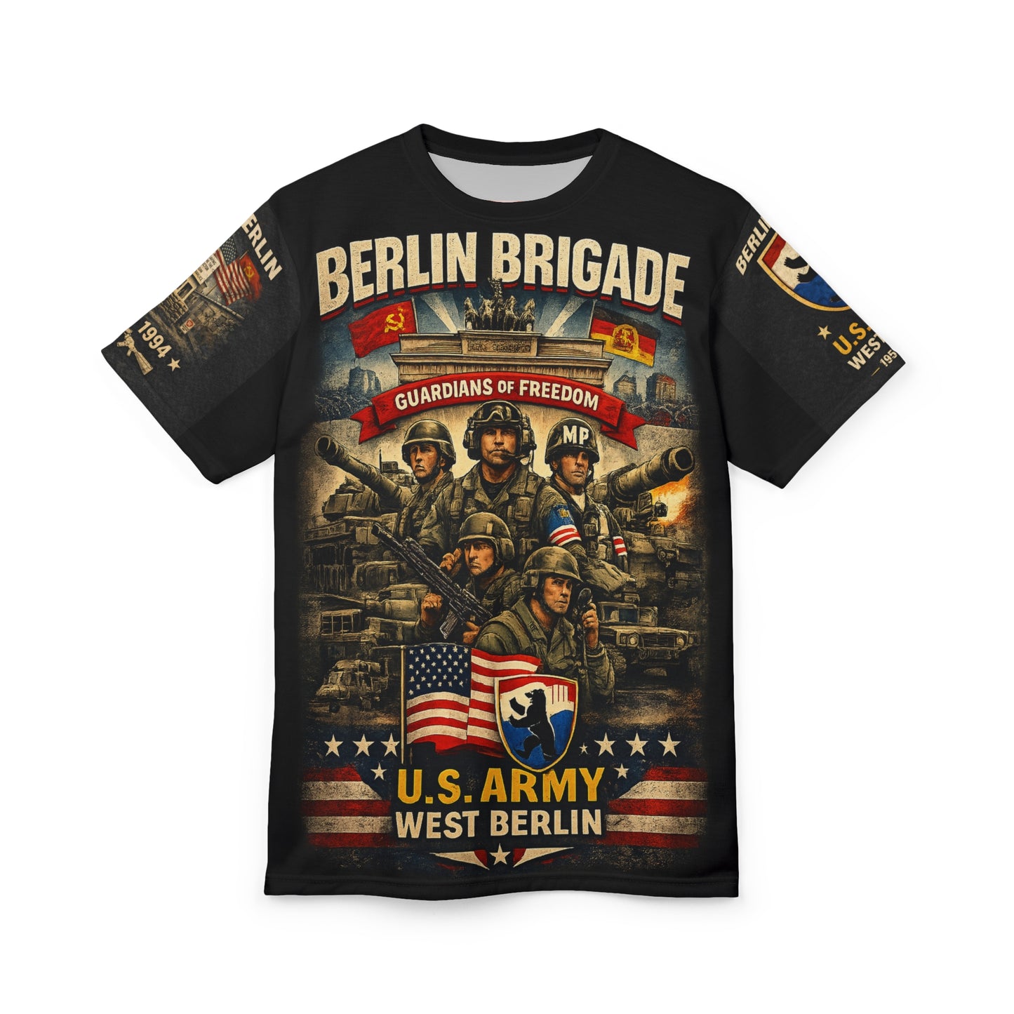 Berlin Brigade Veterans Tribute Tee — All-Over Print