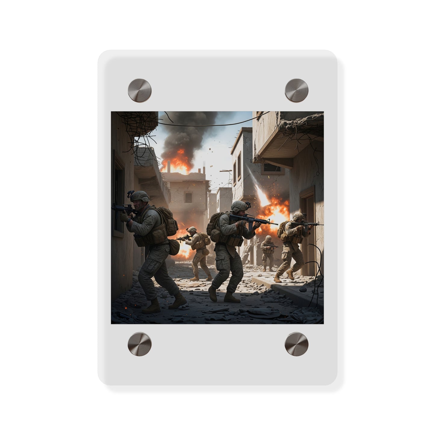 Acrylic Wall Art Panel - 2nd Battle of Fallajuh Iraq War