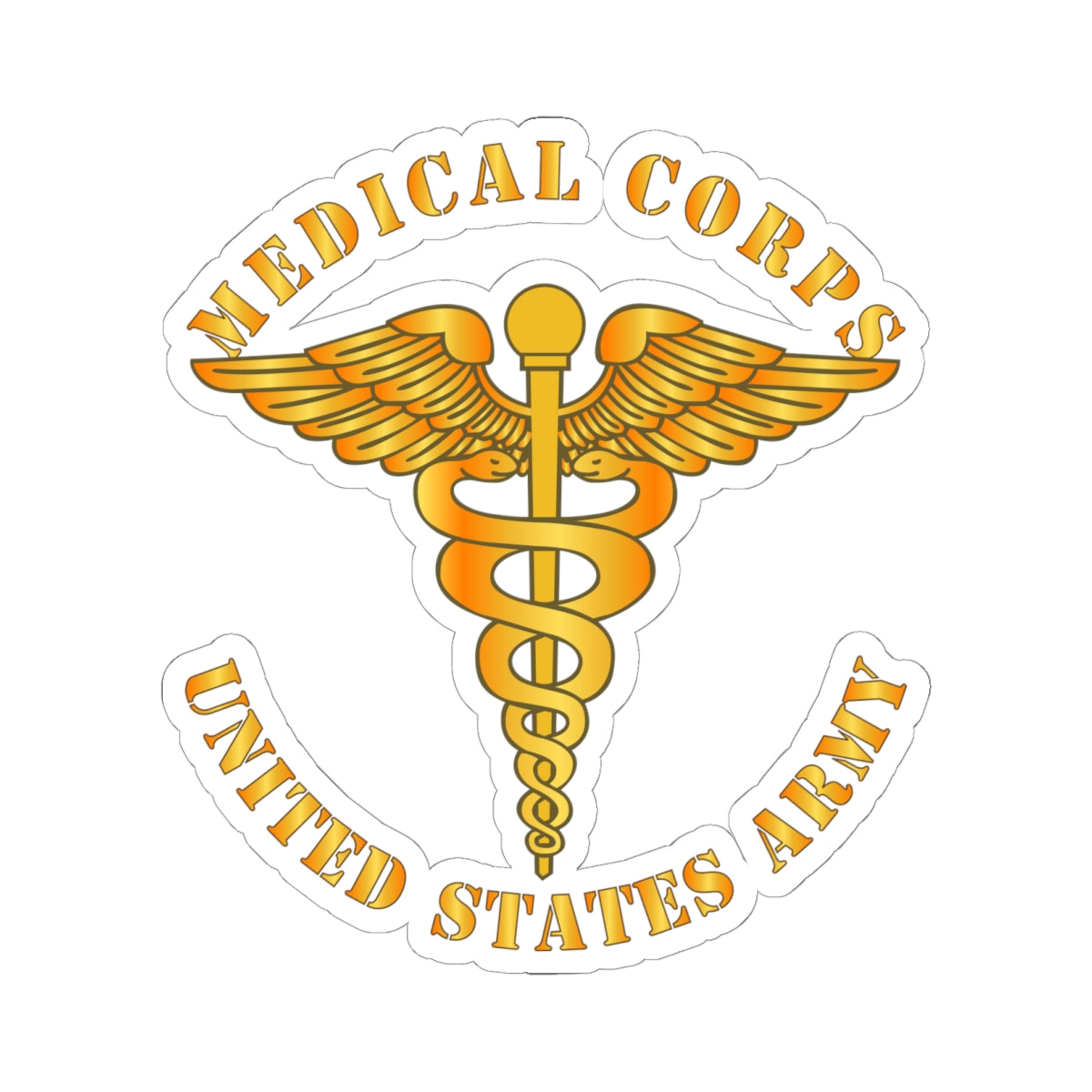 Kiss-Cut Stickers - Medical Corps - US Army