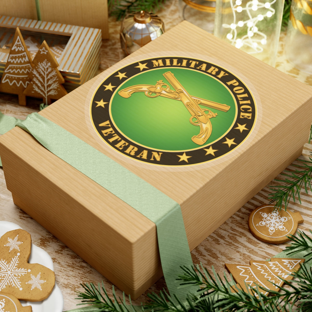 Kiss-Cut Stickers - Military Police Veteran