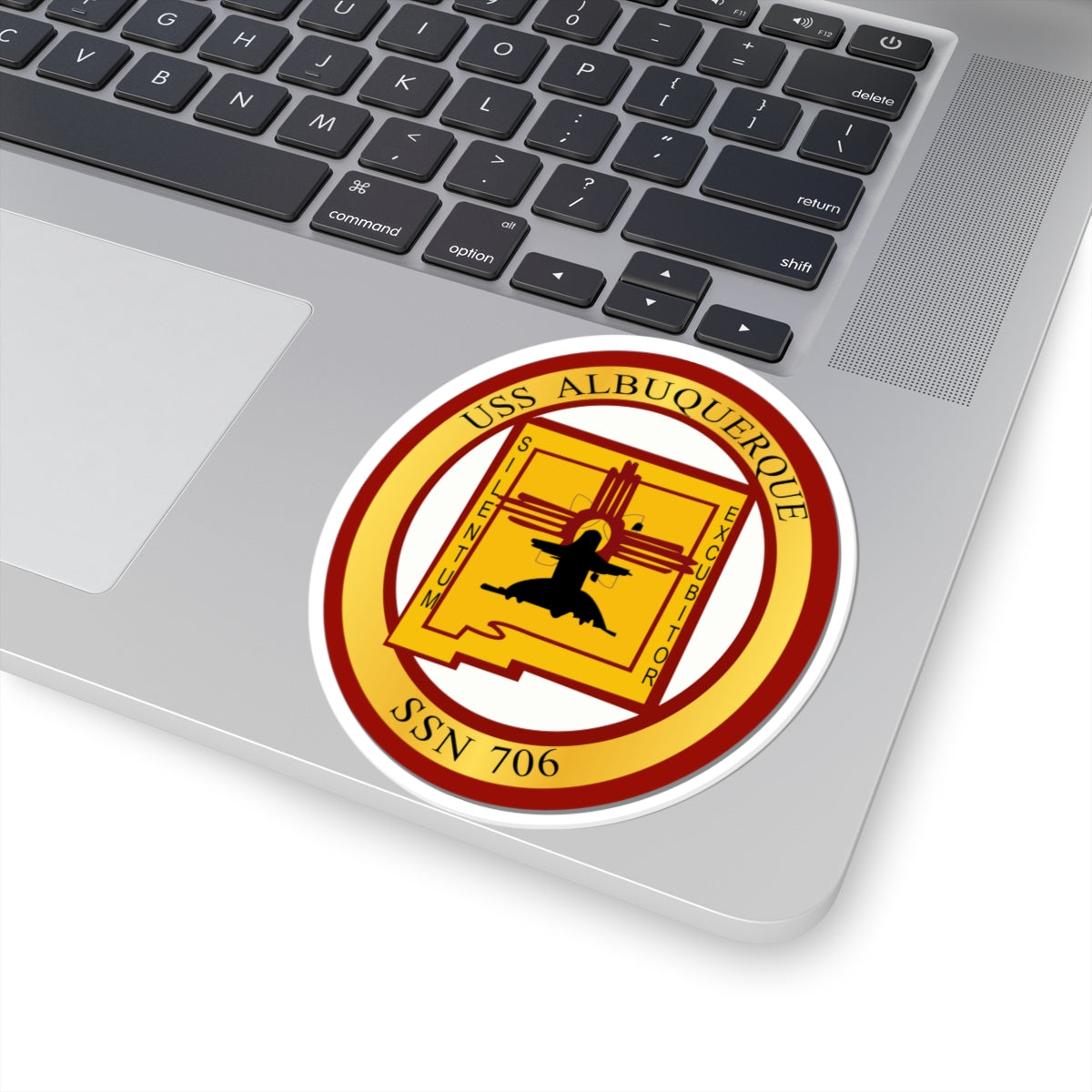 Kiss-Cut Stickers - Navy - USS Albuquerque (SSN-706) wo Txt