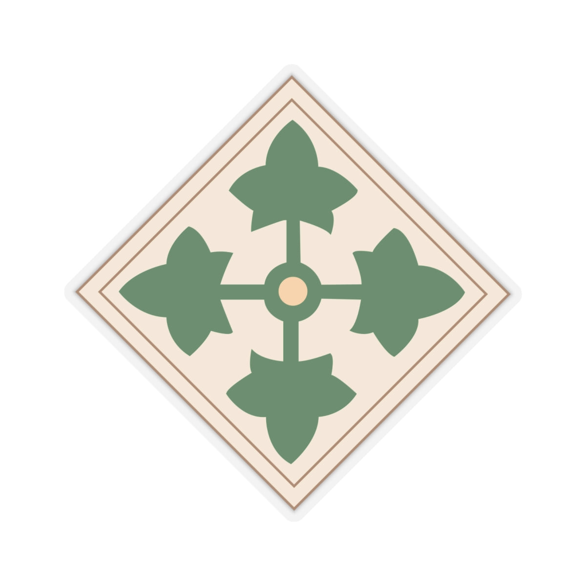 Kiss-Cut Stickers - 4th Infantry Division wo Txt