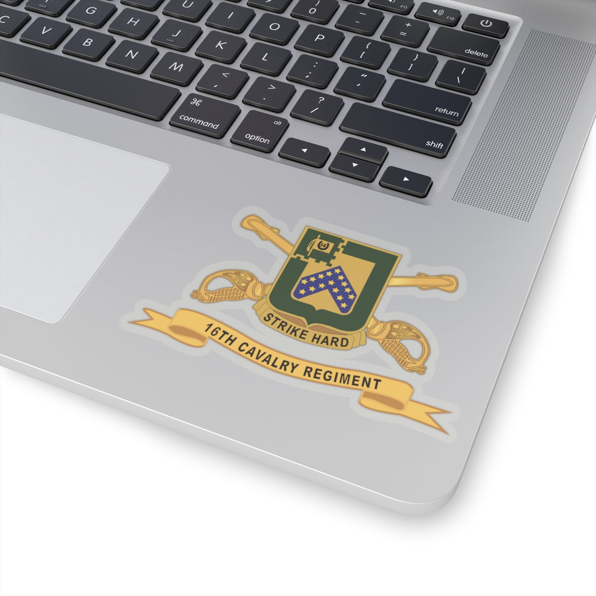 Kiss-Cut Stickers - 16th Cavalry Regiment w Br - Ribbon