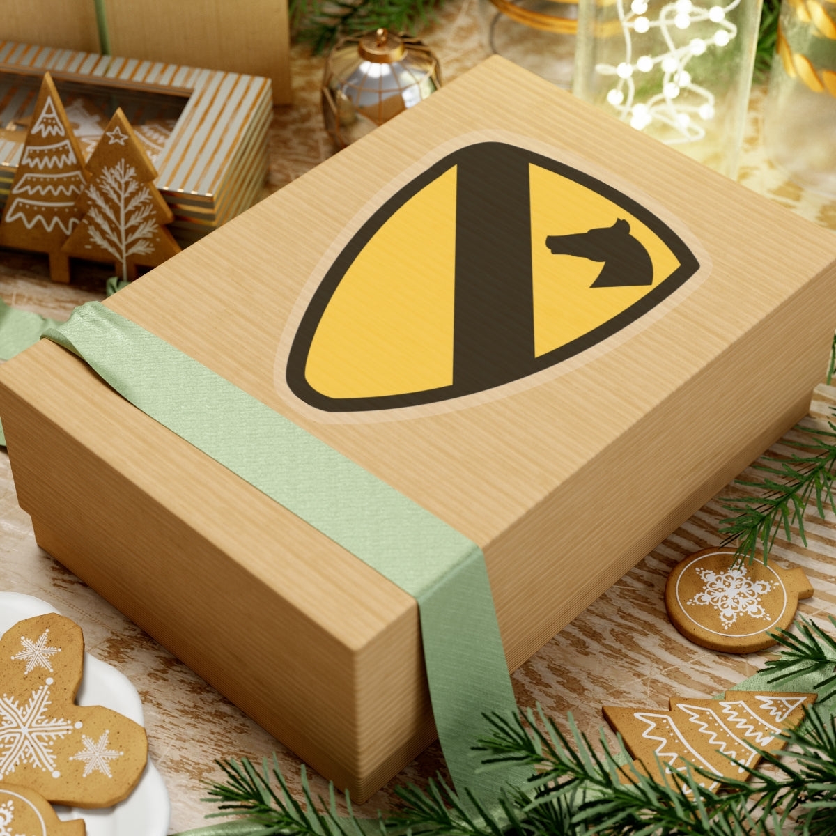 Kiss-Cut Stickers - 1st Cav SSI wo Txt