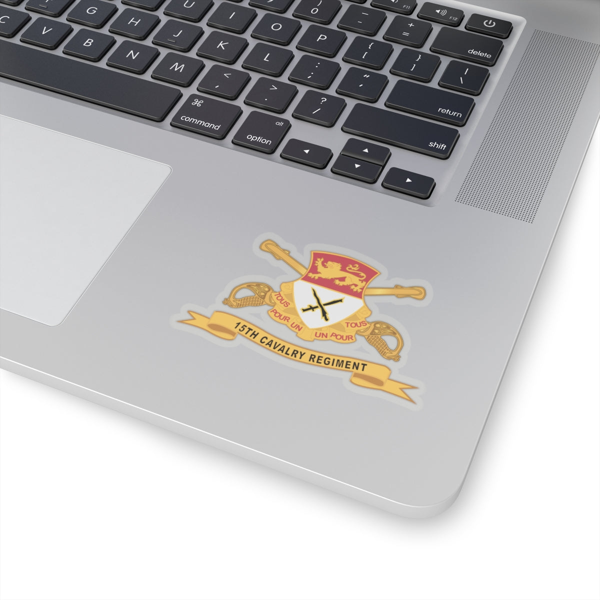 Kiss-Cut Stickers - 15th Cavalry Regiment w Br - Ribbon