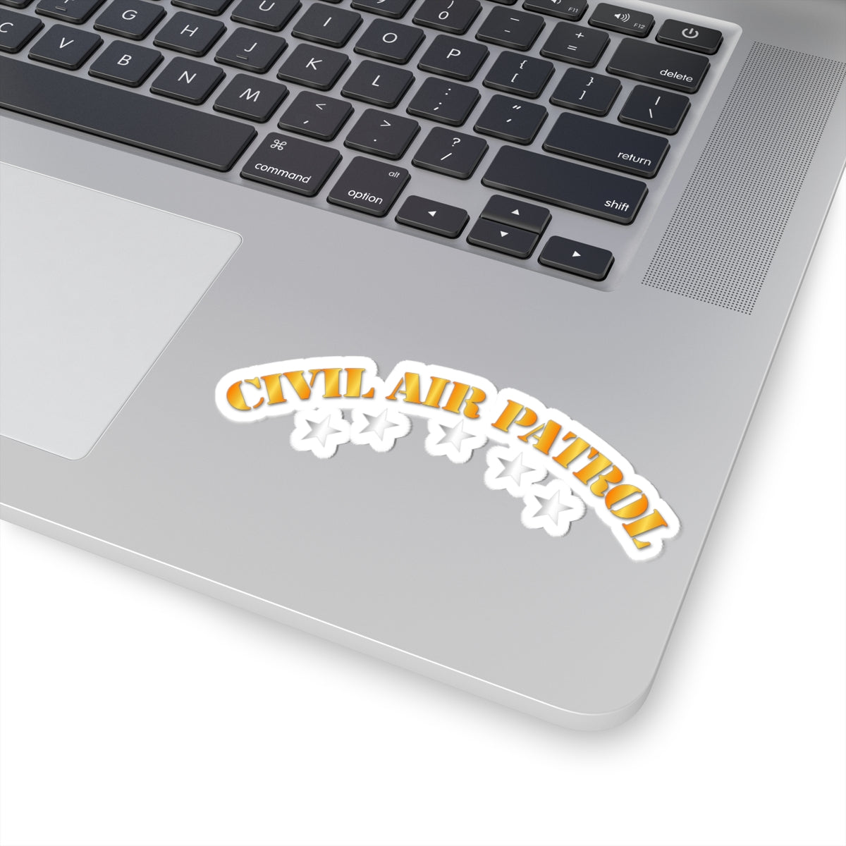 Kiss-Cut Stickers - CAP - Civil Air Patrol w Silver Stars