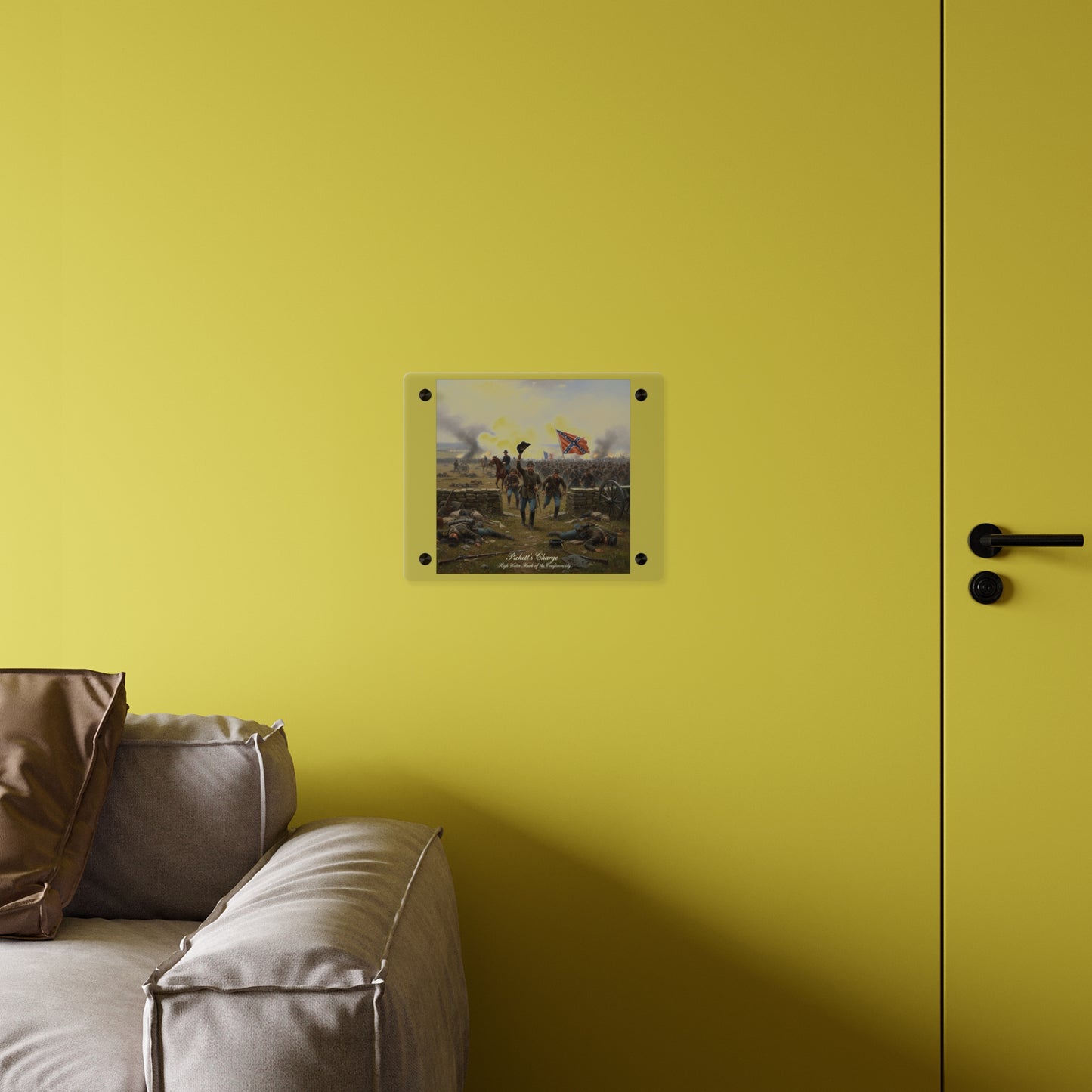 Acrylic Wall Art Panel - Picketts Charge with Hat