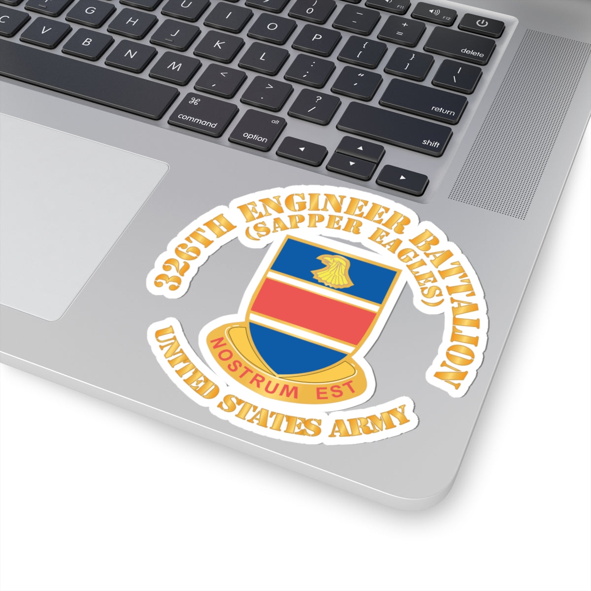 Kiss-Cut Stickers - 326th Engineer Bn - Sapper Eagles X 300