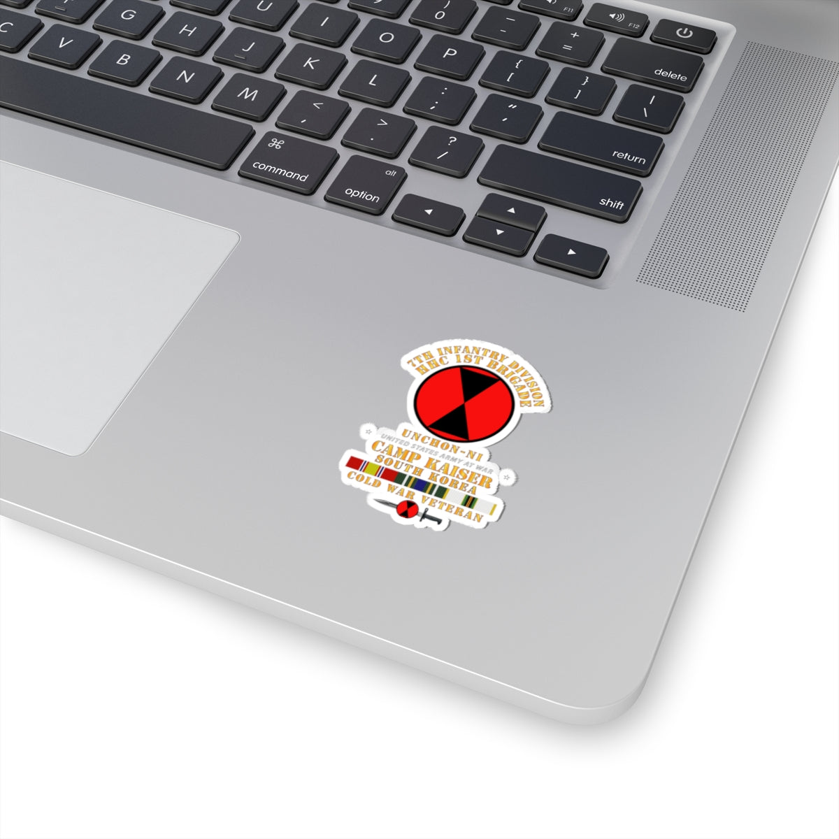 Kiss-Cut Stickers - HHC 1st Brigade - 7th ID - Camp Kaiser Korea - Unchon-Ni
