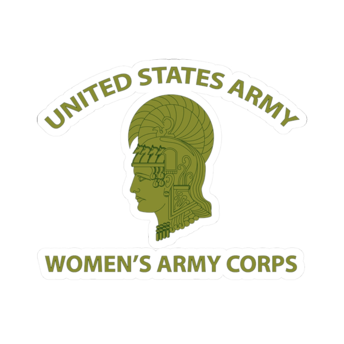 Kiss-Cut Stickers - US Army WAC
