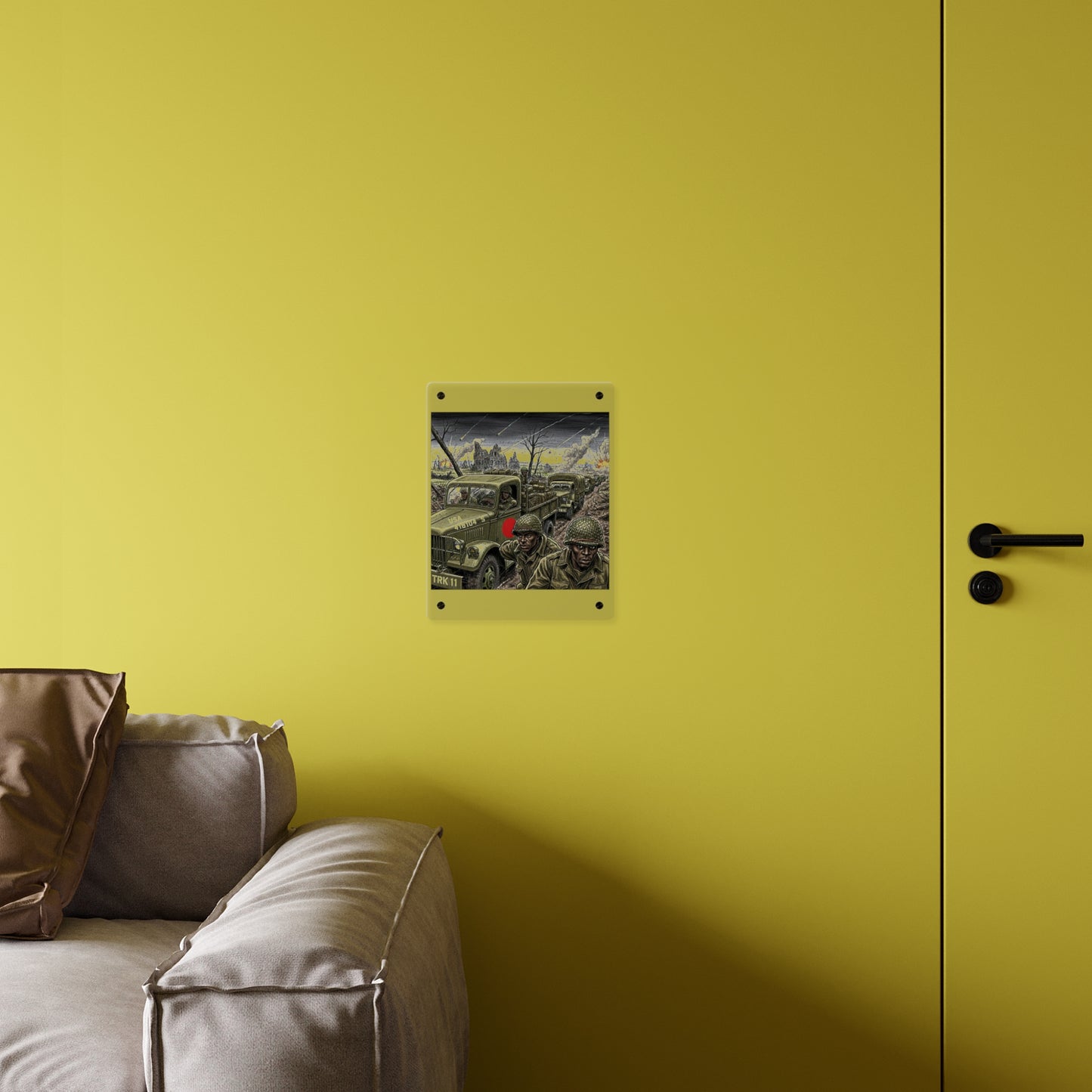 Acrylic Wall Art Panel - RedBall Express w RB