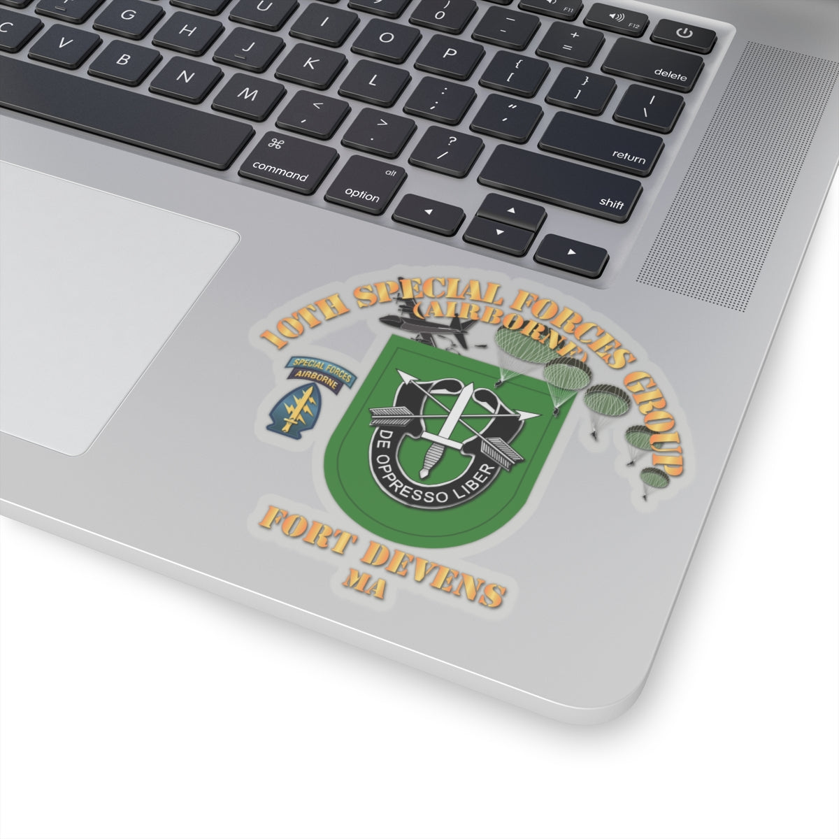 Kiss-Cut Stickers - SOF - 10th SFG - Ft Devens MA