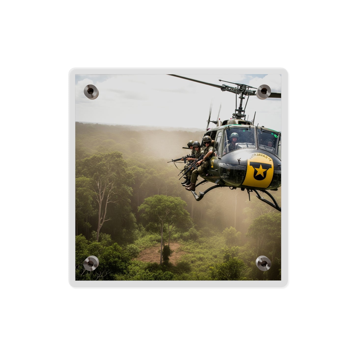 Acrylic Wall Art Panel - 1st Cavalry Division - Air Assault - Vietnam