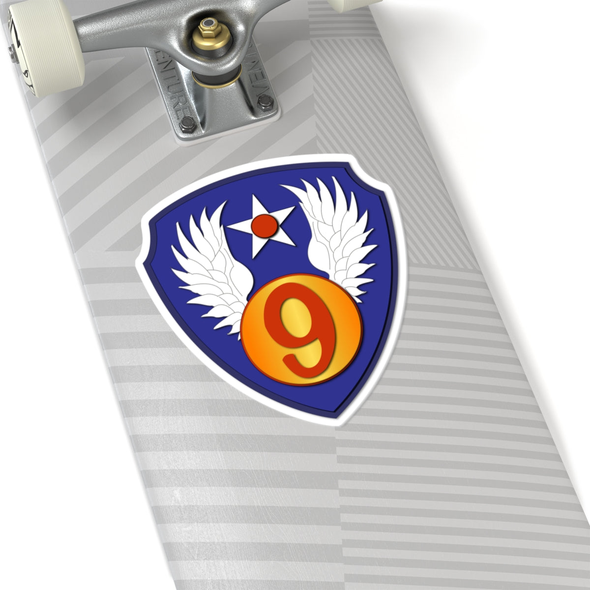 Kiss-Cut Stickers - AAC - SSI - 9th Air Force wo Txt