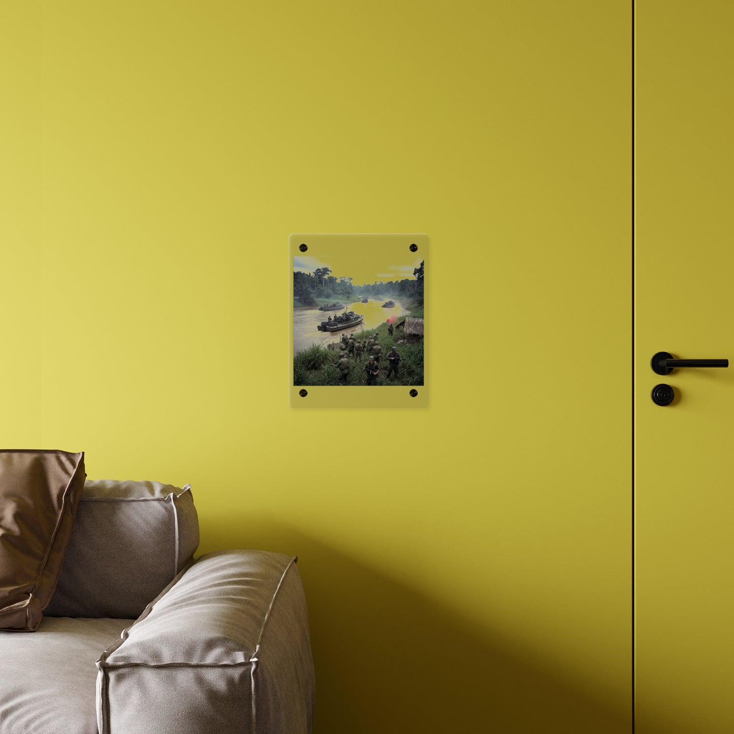 Acrylic Wall Art Panel - MRF - 9th Infantry in the Mekong - Vietnam