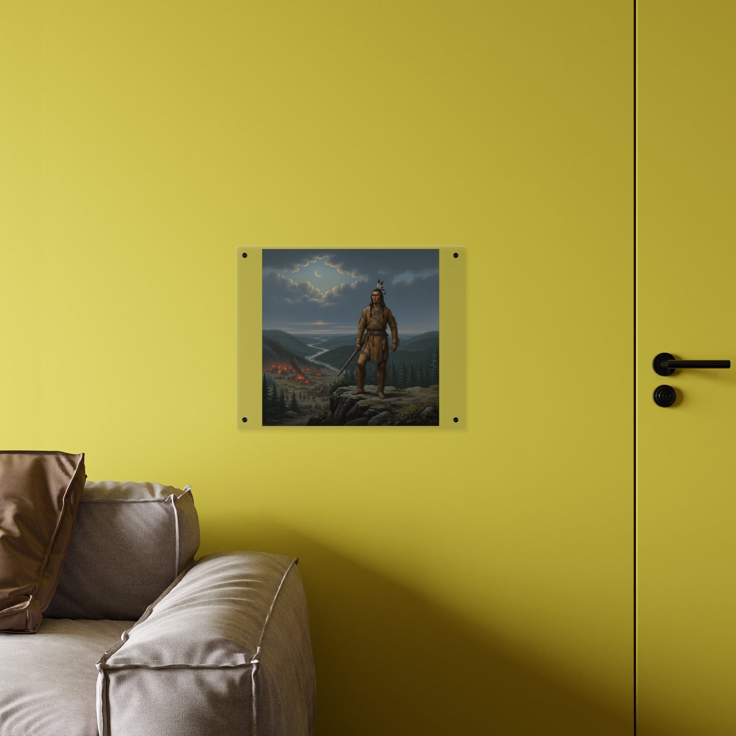 Acrylic Wall Art Panel - The Last Mohican