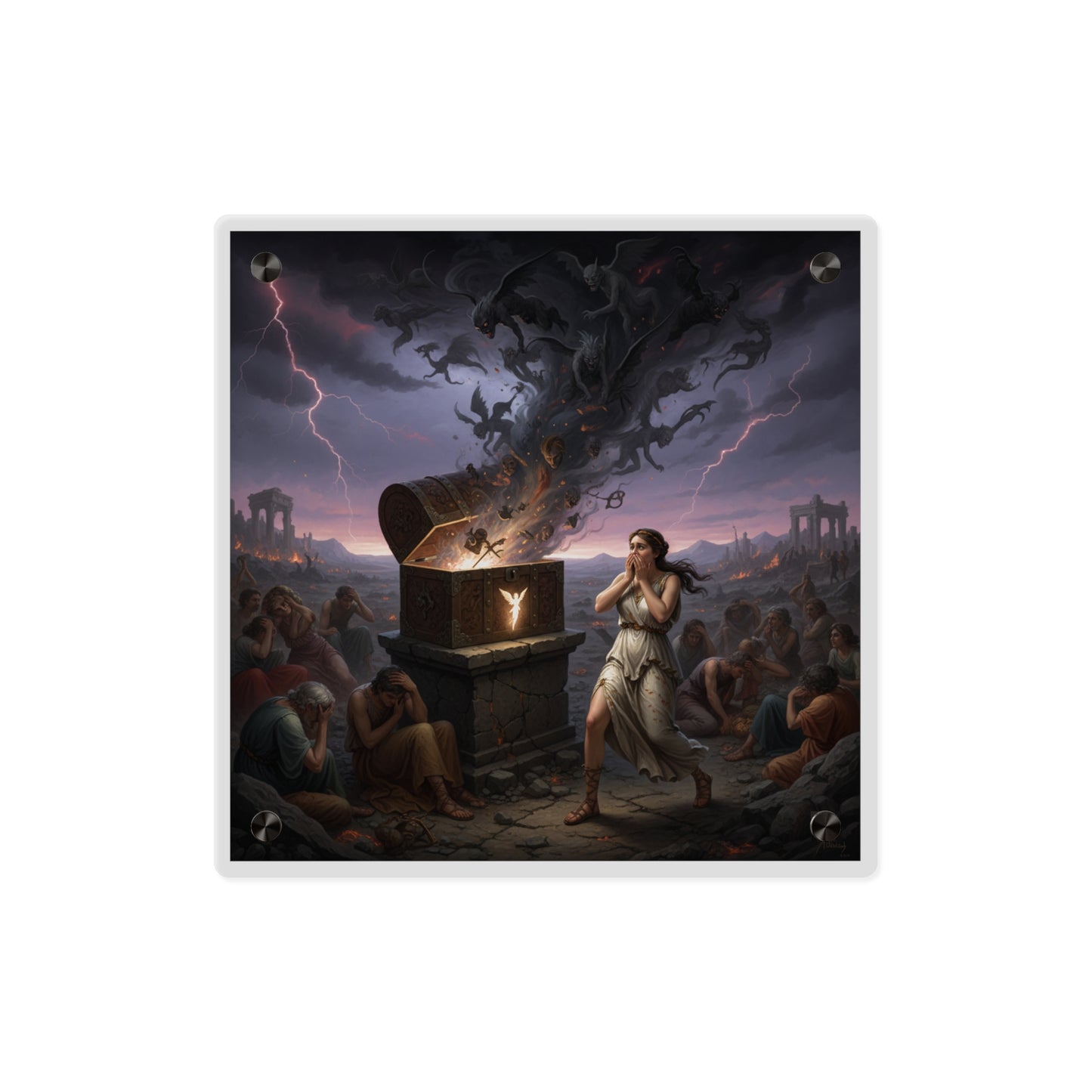 Acrylic Wall Art Panel - Pandoras box