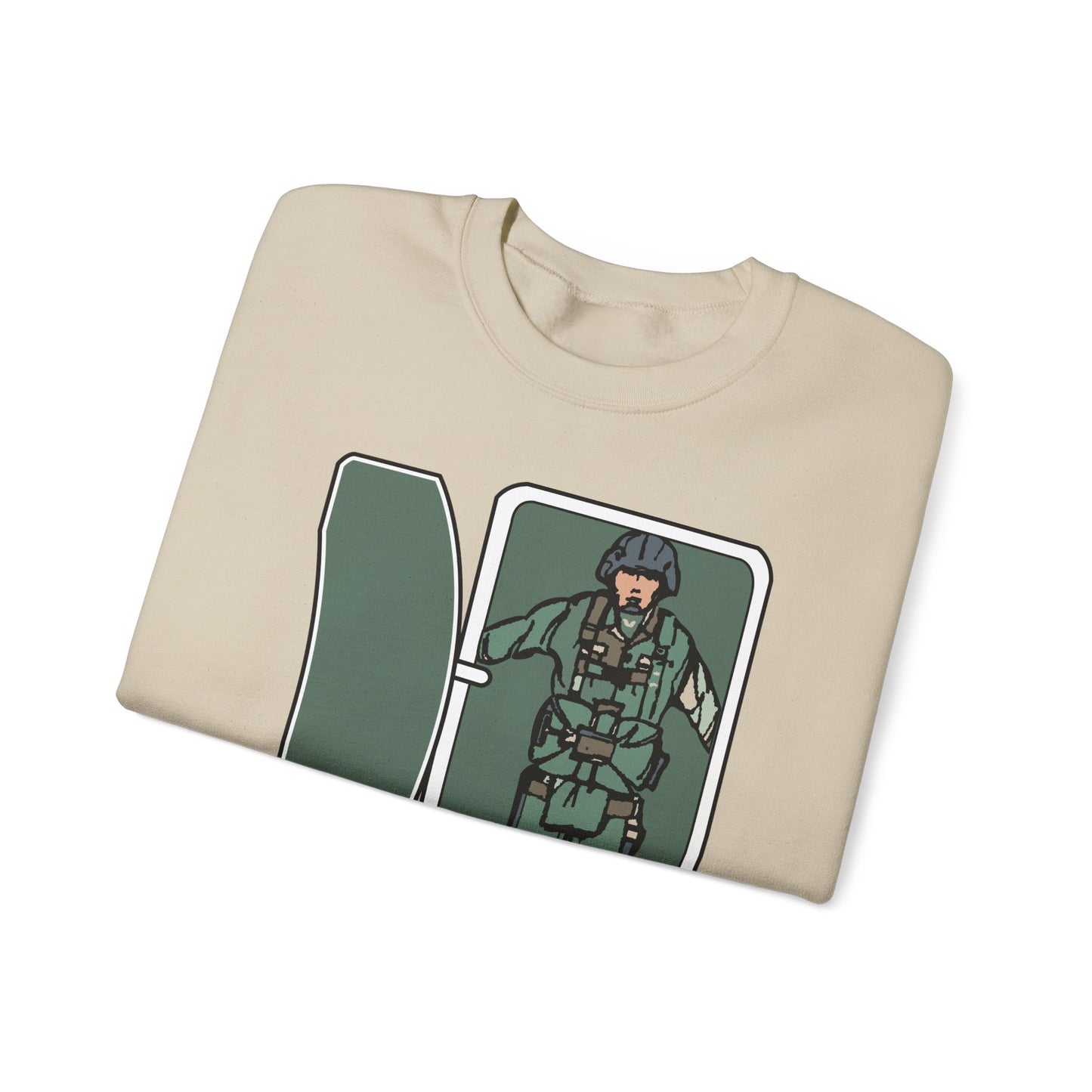 Crewneck Sweatshirt - Airborne - JM Door Check X 300