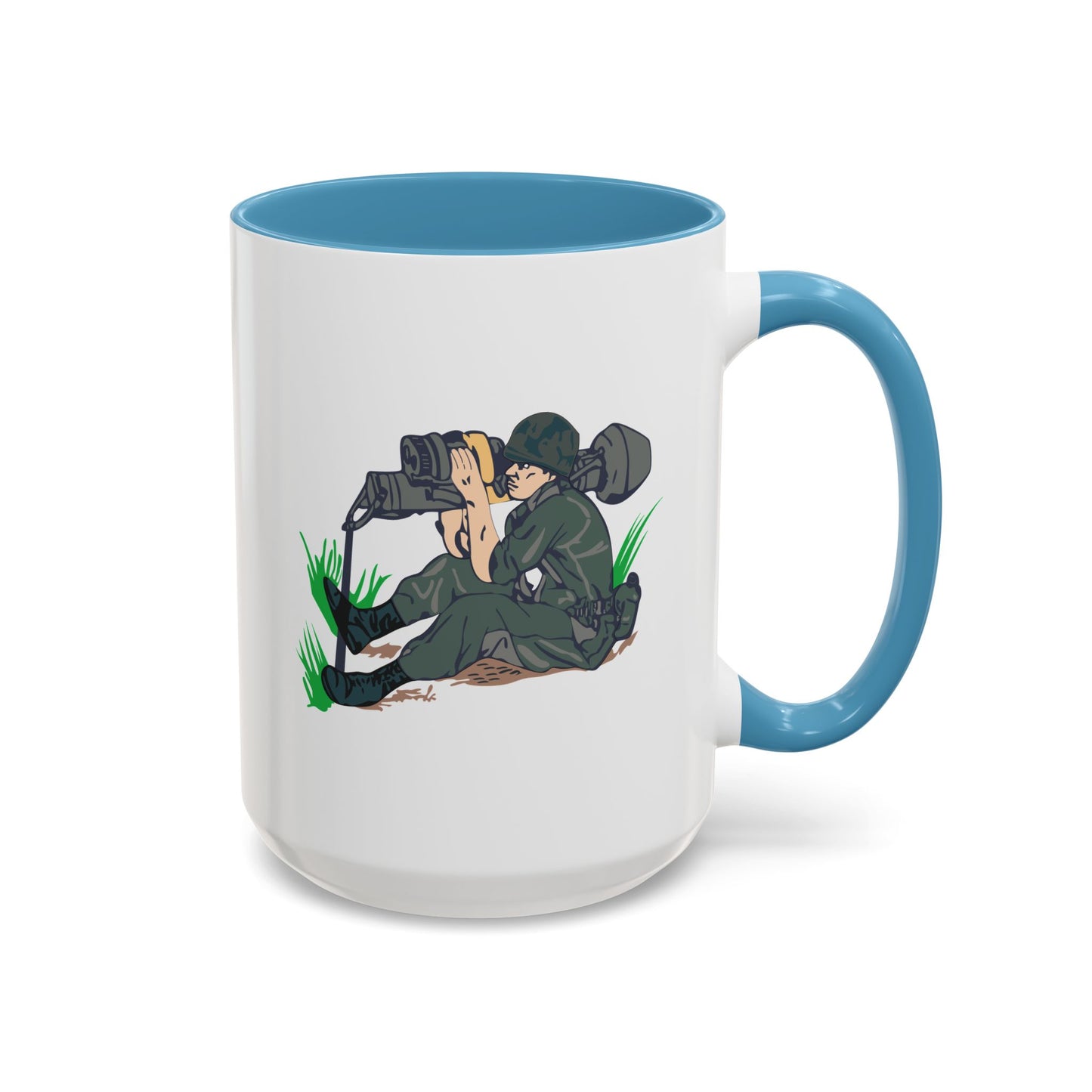 Accent Coffee Mug (11oz & 15oz) - Anti Armor M47 Dragon X 300