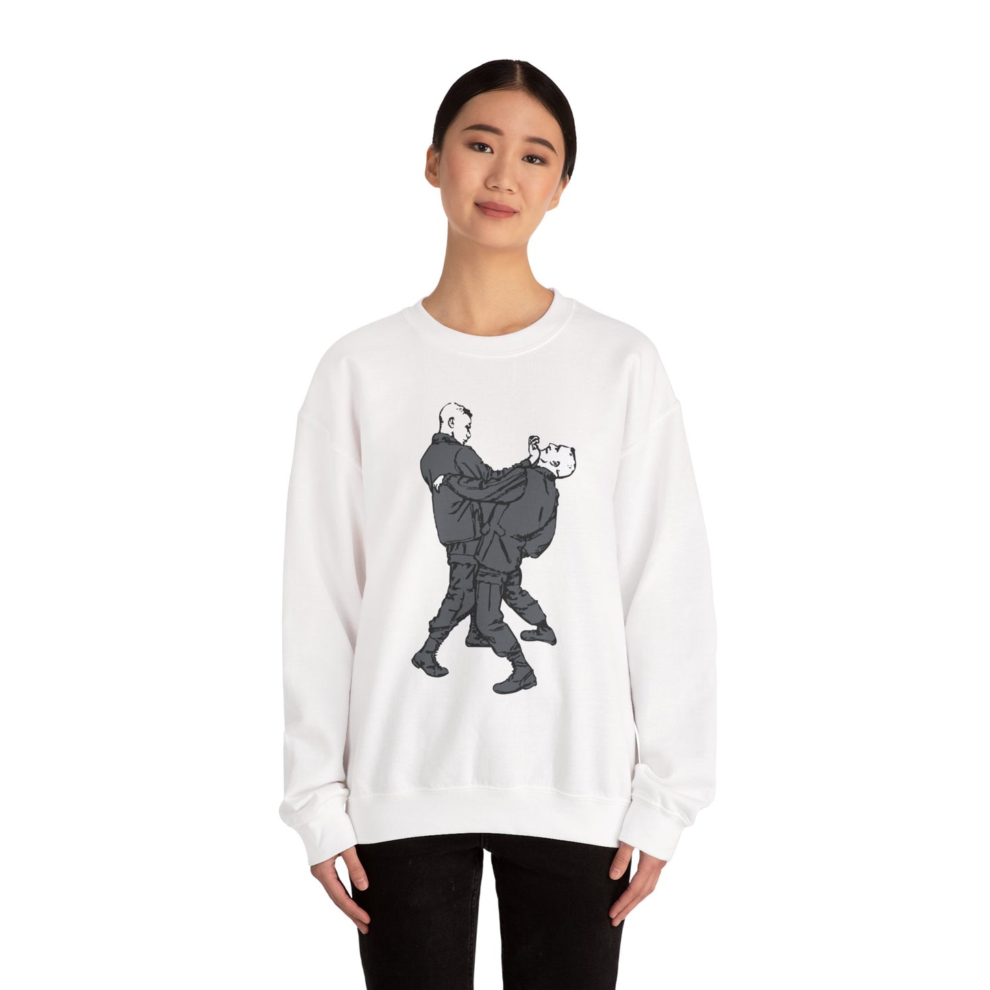 Crewneck Sweatshirt - Palm-Heel Strike to Chin X 300