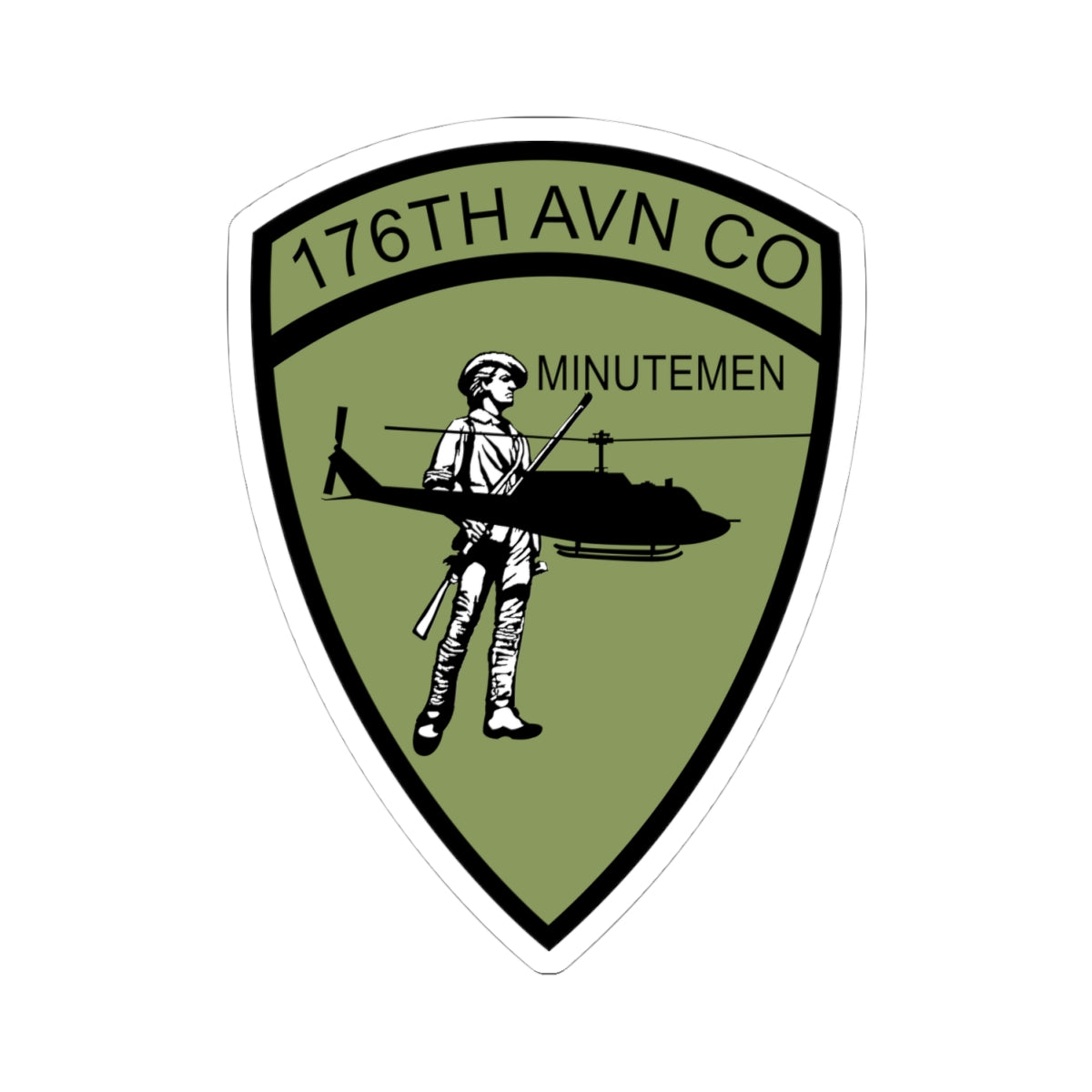 Kiss-Cut Stickers - 176th Assault Helicopter Co wo txt