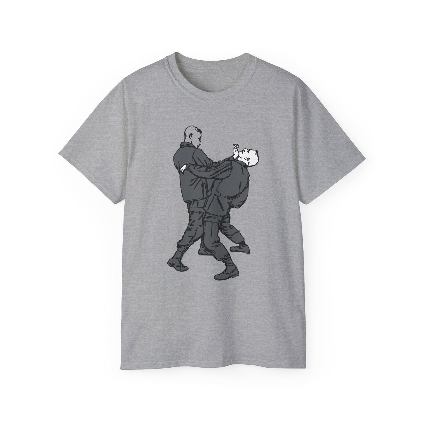 Unisex Ultra Cotton Tee - Palm-Heel Strike to Chin X 300