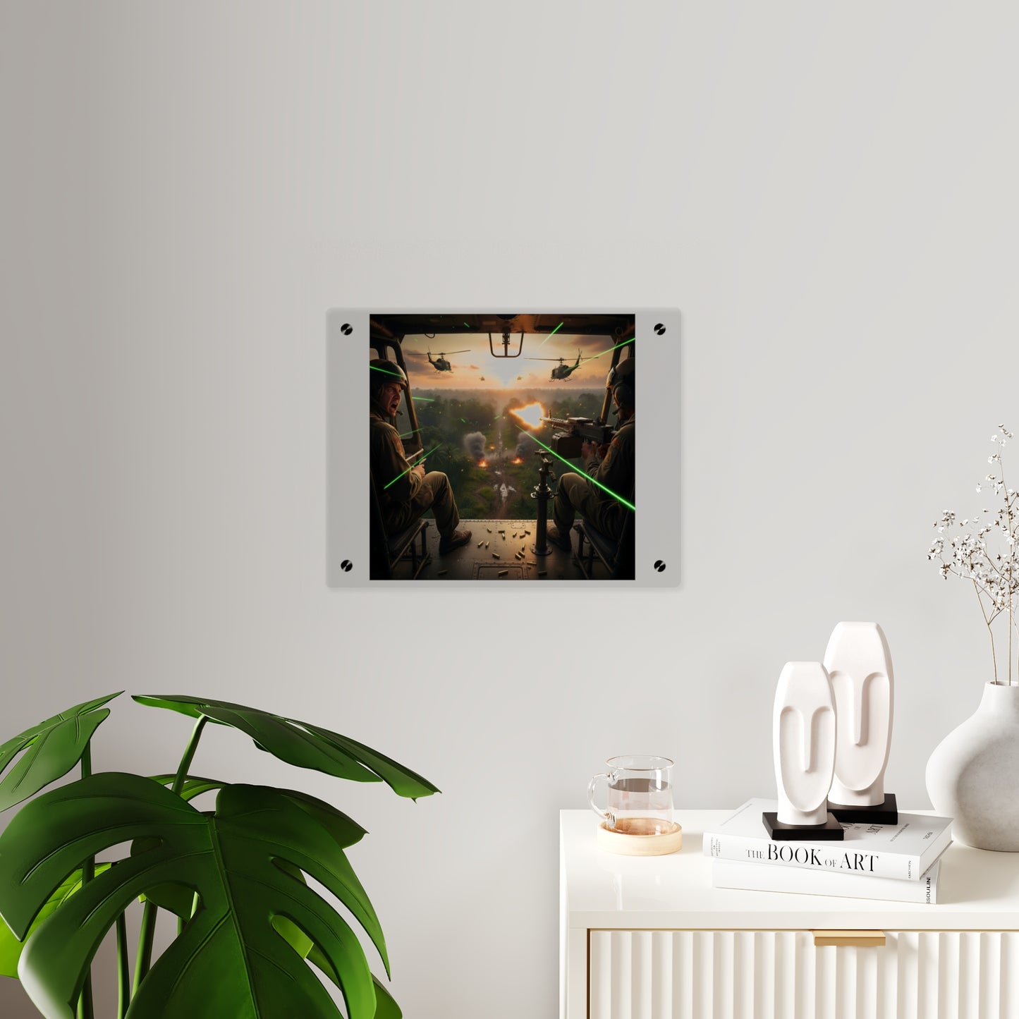 Acrylic Wall Art Panel - VIetnam Hot LZ from Side Door