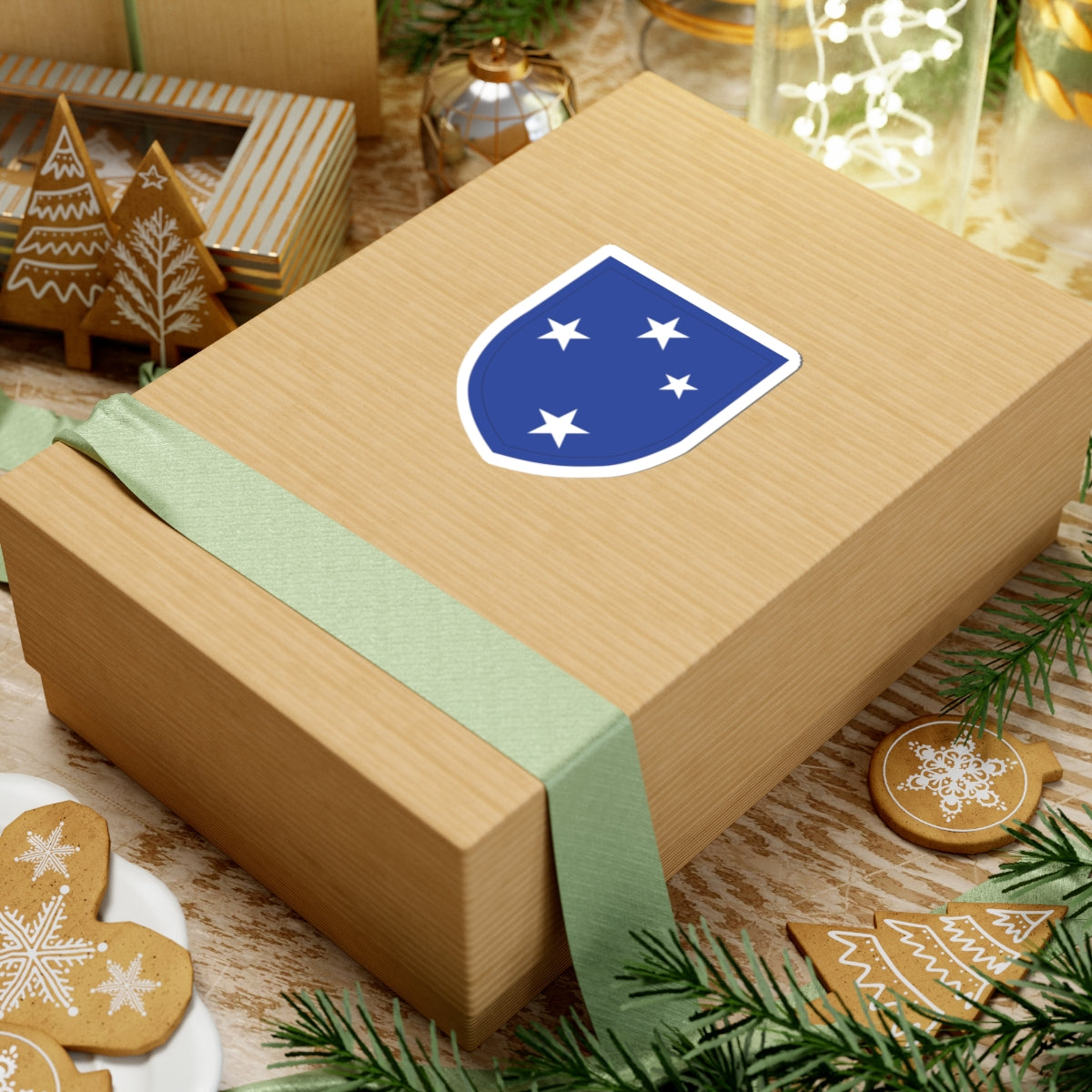 Kiss-Cut Stickers - SSI - 23d Infantry Division X 300