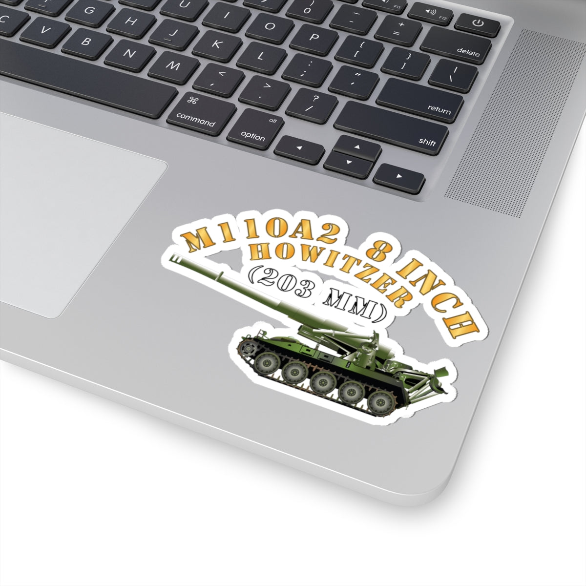 Kiss-Cut Stickers - M110A2 - 8 Inch 203mm Howitzer X 300
