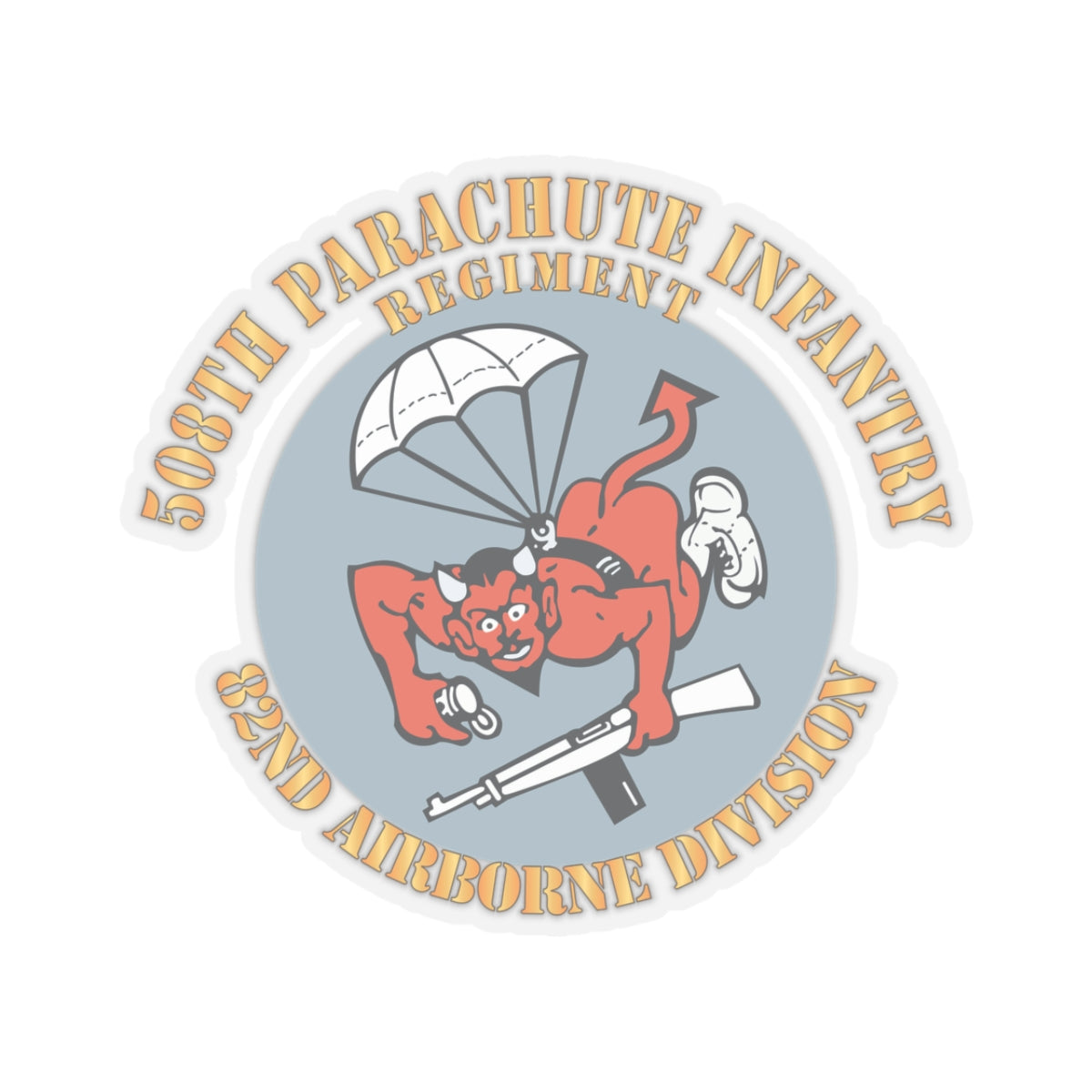 Kiss-Cut Stickers - 82nd Airborne Div - 508th PIR X 300