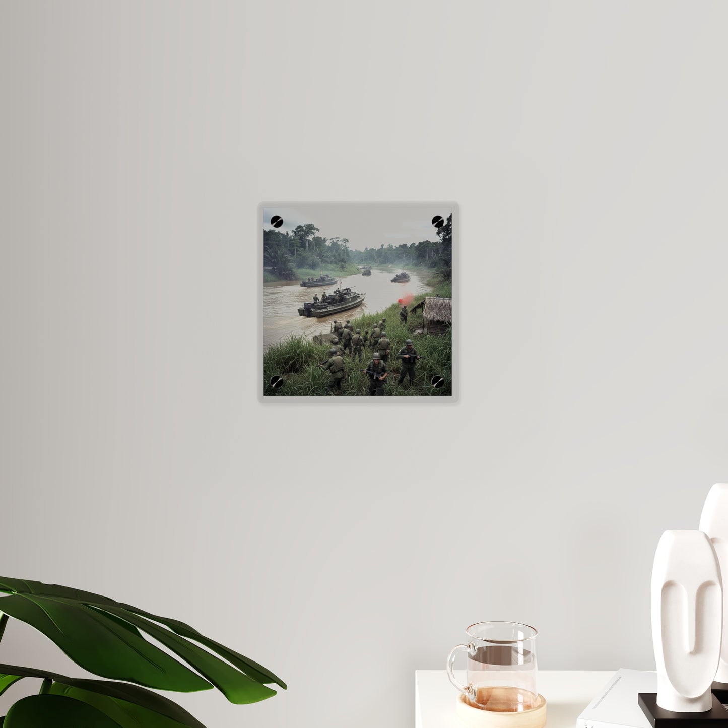 Acrylic Wall Art Panel - MRF - 9th Infantry in the Mekong - Vietnam