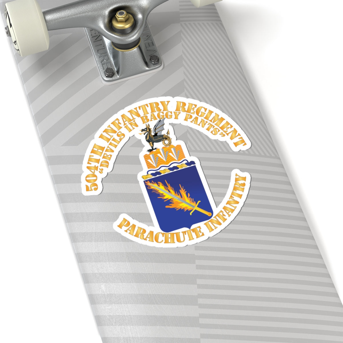 Kiss-Cut Stickers - COA - 504th Infantry Regiment X 300