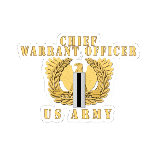 Kiss-Cut Stickers - Chief Warrant Officer 5 - CW5