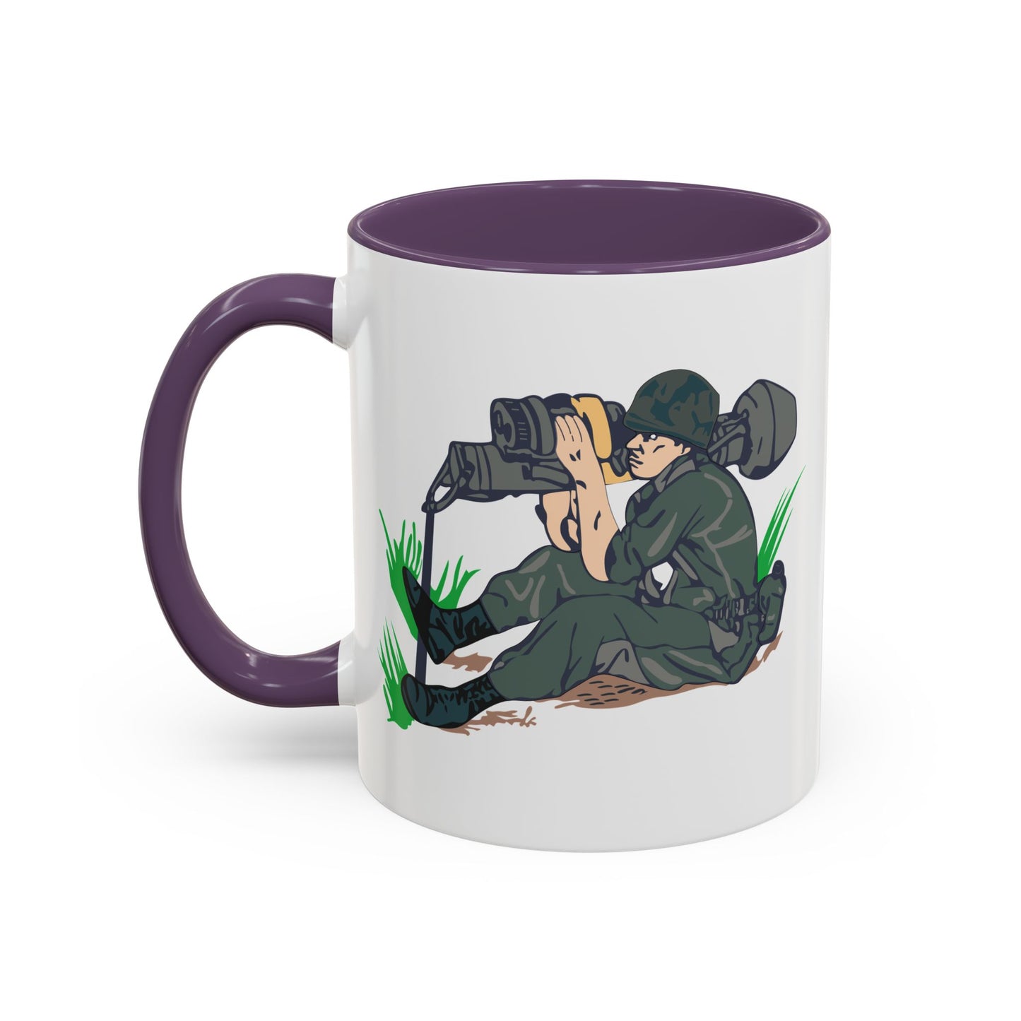 Accent Coffee Mug (11oz & 15oz) - Anti Armor M47 Dragon X 300