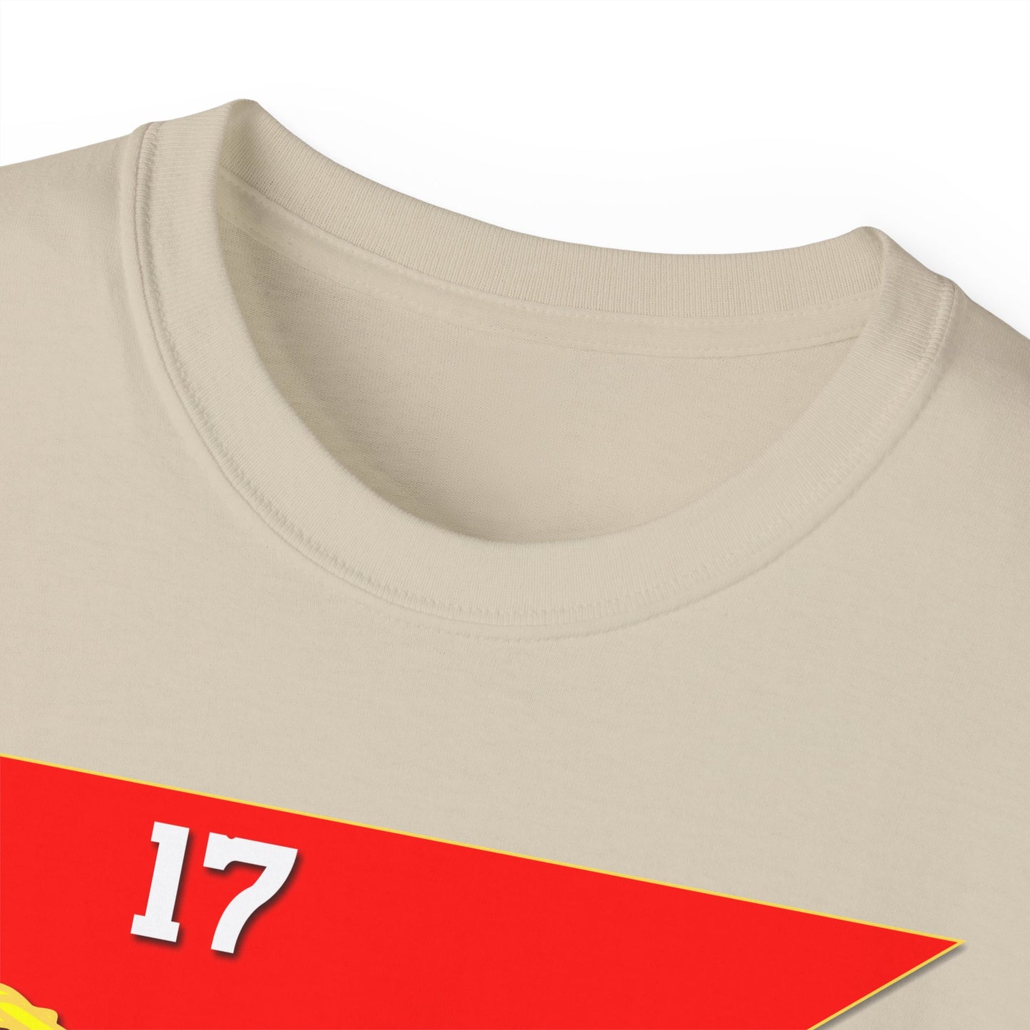 Unisex Ultra Cotton Tee - 17th Cavalry Guidon