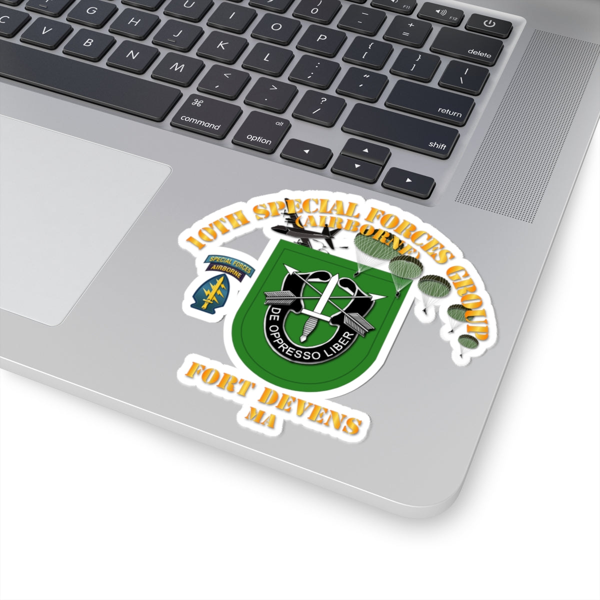 Kiss-Cut Stickers - SOF - 10th SFG - Ft Devens MA