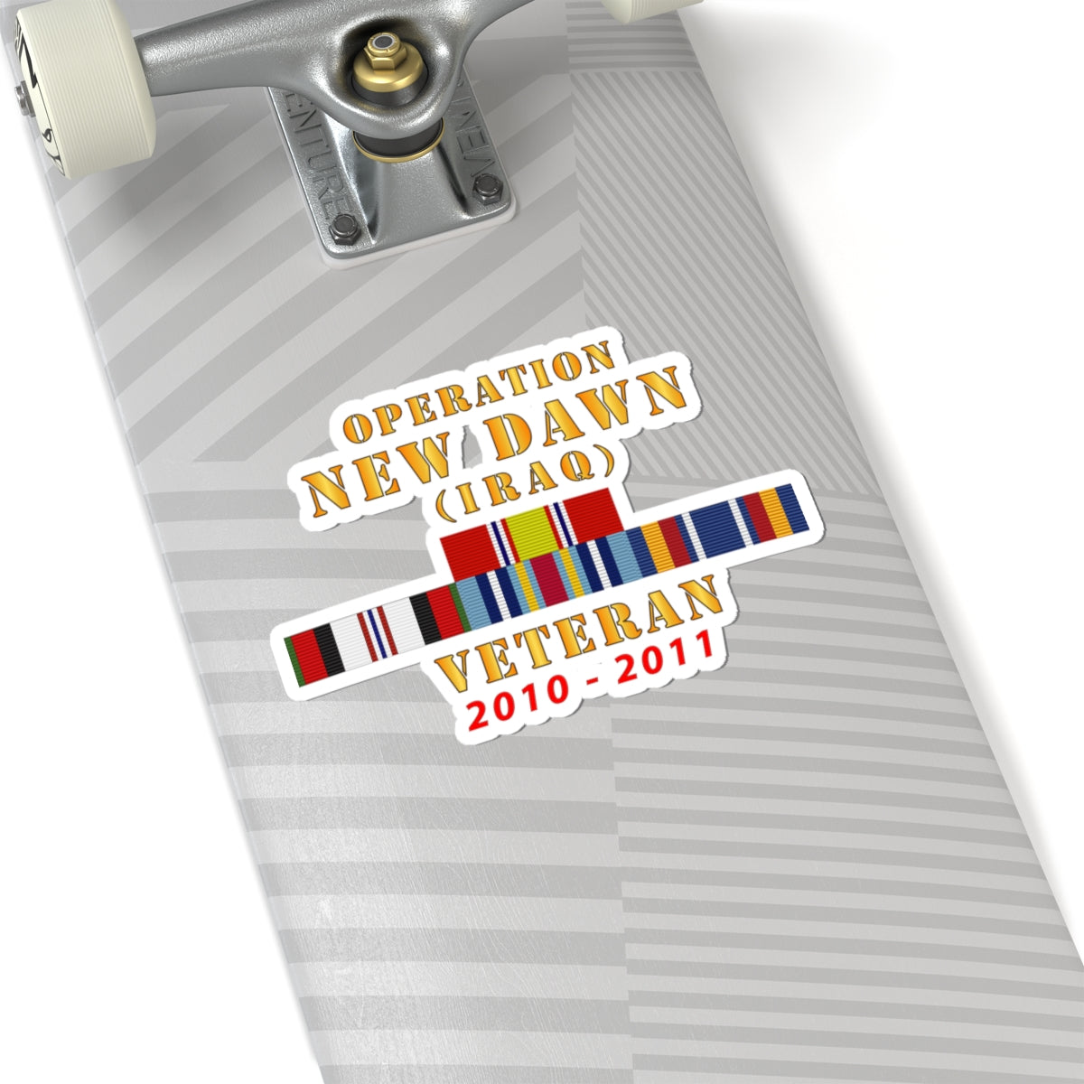 Kiss-Cut Stickers - Operation New Dawn Service Ribbon Bar w GWT - Iraq (2010 - 2011) X 300