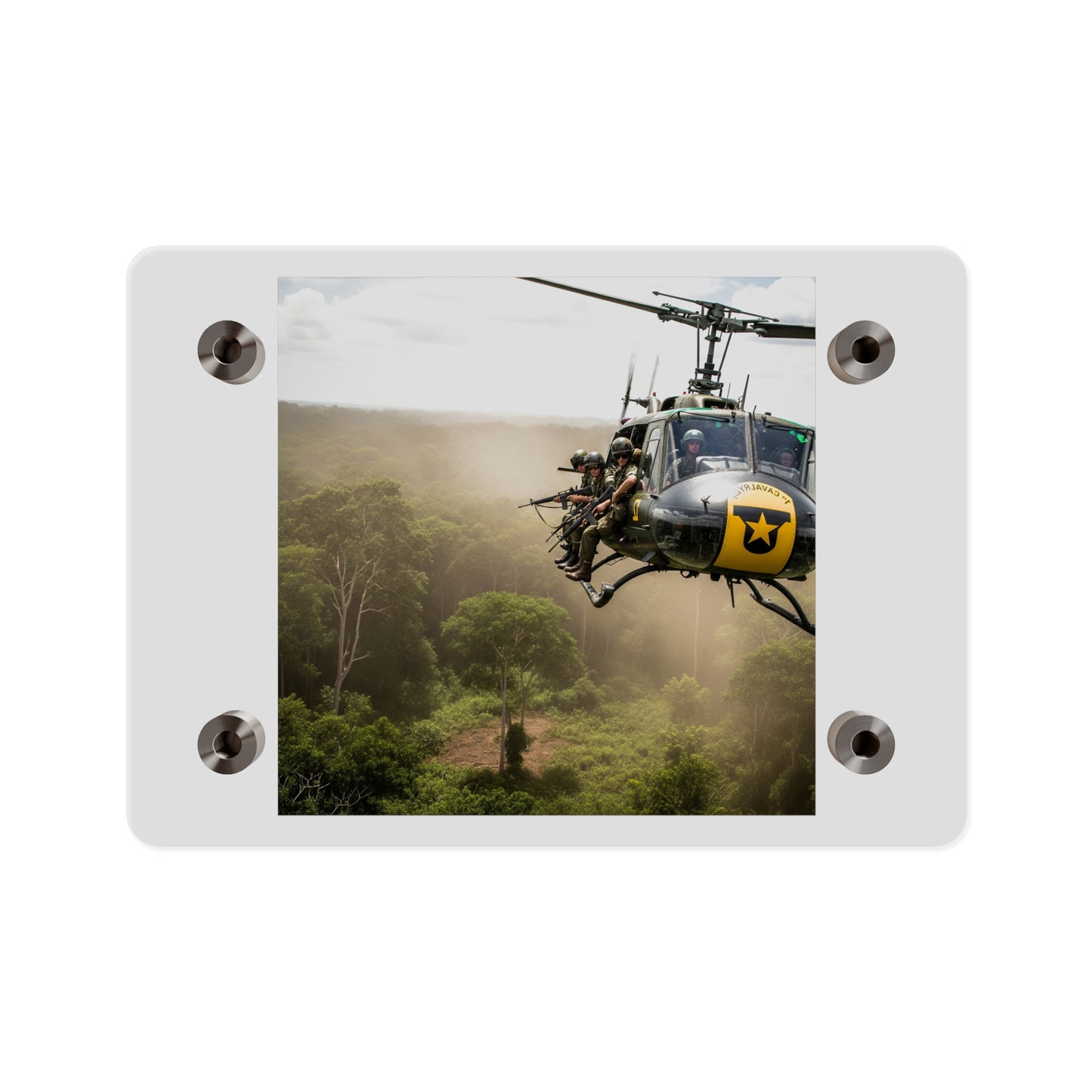 Acrylic Wall Art Panel - 1st Cavalry Division - Air Assault - Vietnam