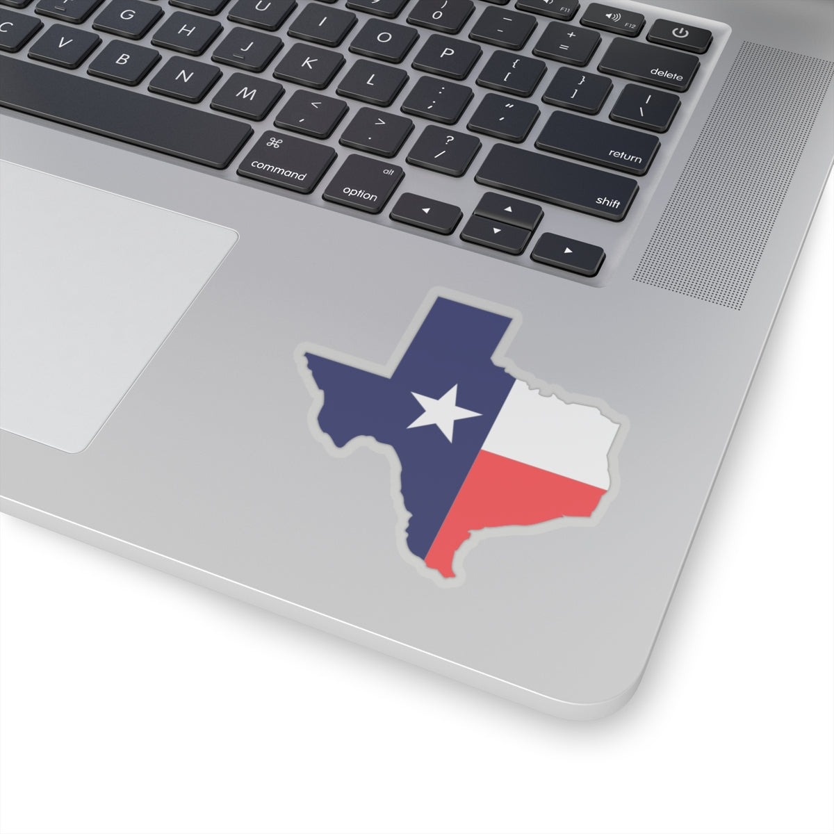 Kiss-Cut Stickers - Texas Map Overprint with Texas State Flag X 300