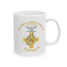 Load image into Gallery viewer, Ceramic Mug, (11oz, 15oz) - USPHS - USPHS - Insignia - Captain - Cpt X 300
