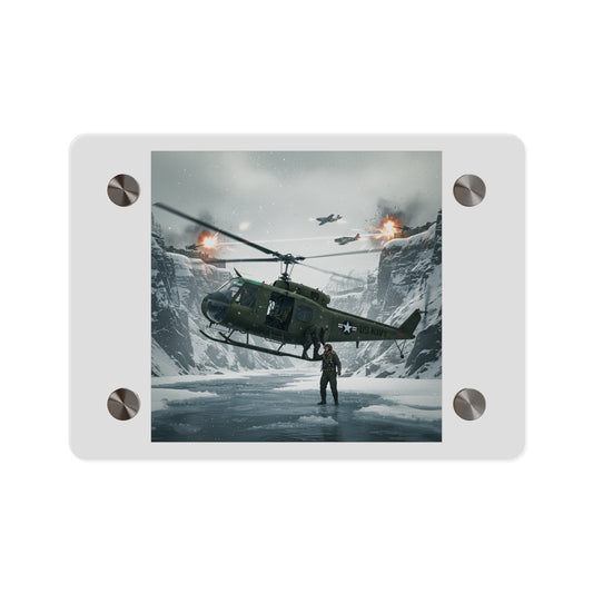 Acrylic Wall Art Panel - Rescue Mission from Majon-ni and Samdong-ni attack - Korean War