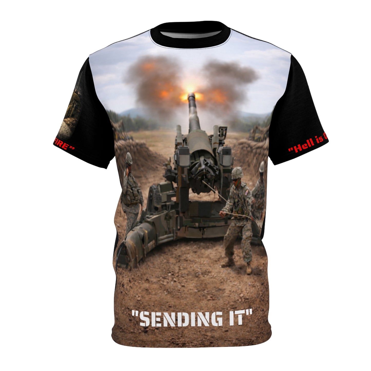 All-Over Print Tee - Artillery - M198 "Sending It"